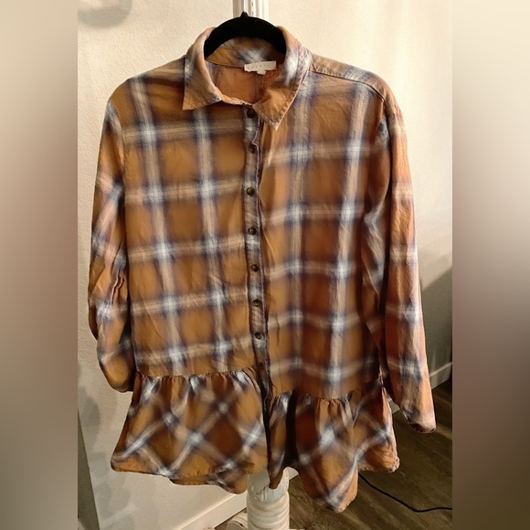 Super Cute Plaid Baby Doll Drop Waist Dress - Size Medium 🔥🔥🔥 HOST PICK 🔥🔥🔥 - Picture 3 of 7